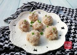 红萝卜珍珠丸子的做法图解10