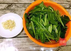 蒜蓉菠菜的做法图解2