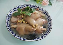 小黄豆炖猪脚肉骨头