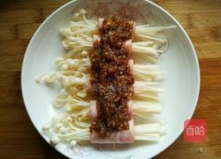 蒜蓉金针菇培根卷的做法图解8