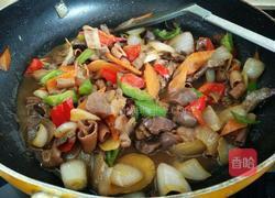 香炒鸭杂的做法图解8