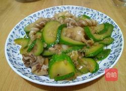 鱼卜炒翠玉瓜的做法图解6