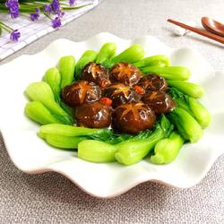 香菇扒油菜的做法[图]