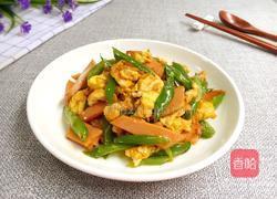 青椒火腿肠炒蛋的做法图解11