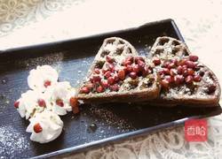 抹茶红豆华夫饼的做法图解6