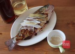 黄豆酱豉油蒸鲈鱼的做法图解9