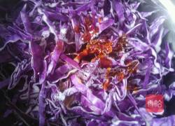 凉拌紫包菜的做法图解3
