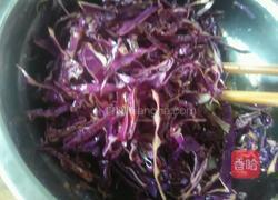 凉拌紫包菜的做法图解4