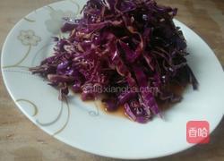 凉拌紫包菜的做法图解5