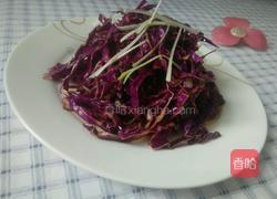 凉拌紫包菜的做法图解6