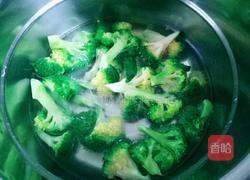 鸟巢（西兰花炒鹌鹑蛋）的做法图解4