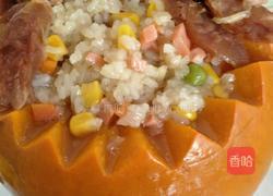 南瓜糯米盅的做法图解13