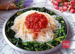 菠菜拌粉丝的做法图解8