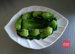 蚝油香菇油菜的做法图解8