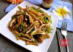 青椒炒香干的做法图解9