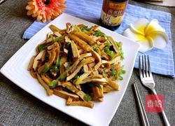 青椒炒香干的做法图解8