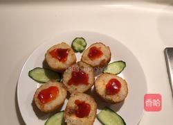 肉松芝士饭团球的做法图解5