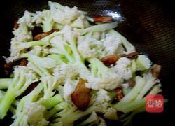 肉片炒花菜的做法图解7