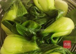 香菇油菜的做法图解3