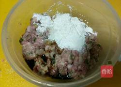 蒸蘑菇酿肉的做法图解4
