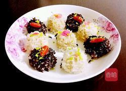 百顺双色珍珠丸子的做法图解26