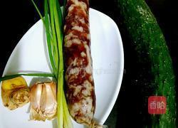 香肠炒黄瓜的做法图解2