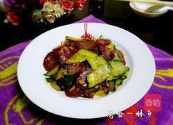 香肠炒黄瓜的做法图解9