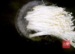 蒜香金针菇的做法图解4