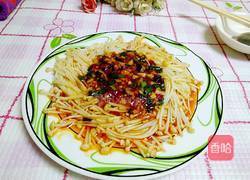 蒜香金针菇的做法图解12