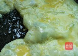 青菜炒鸡蛋的做法图解3