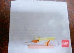 龙头鱼火腿春卷的做法图解4