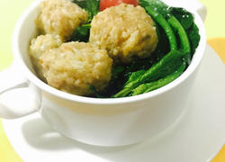 菠菜丸子汤