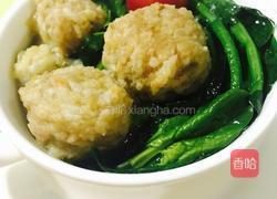 菠菜丸子汤的做法图解6
