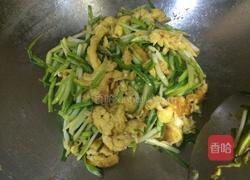 蒜苗炒土鸡蛋的做法图解10