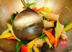 五彩鱿鱼卷的做法图解6