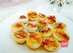 辣酱淋鸟蛋的做法图解8