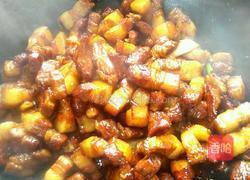 红焖肉油菜的做法图解5