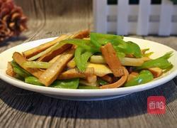 青椒豆干的做法图解5