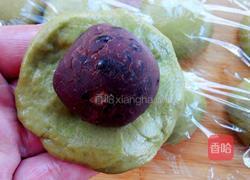 菠菜面豆沙小餐包的做法图解10