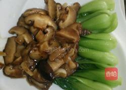 香菇炒油菜的做法图解10