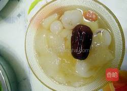 冰糖银耳桂圆雪梨汁的做法图解9