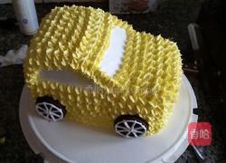 卡通车型生日蛋糕的做法图解9