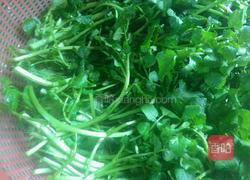 白灼西洋菜的做法图解3