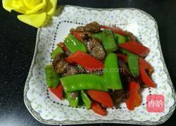 荷兰豆炒腊肠的做法图解7