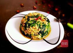 虾皮鸡蛋炒菠菜的做法图解14