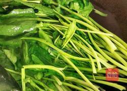 虾皮鸡蛋炒菠菜的做法图解6