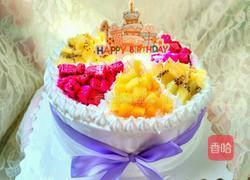 八寸水果奶油蛋糕的做法图解4