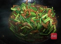 酱焖蒜苗的做法图解14