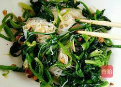 芥末菠菜的做法图解8