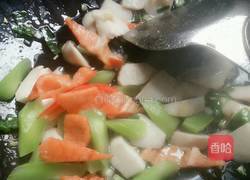 蚝油莴笋炒鸡腿菇的做法图解8